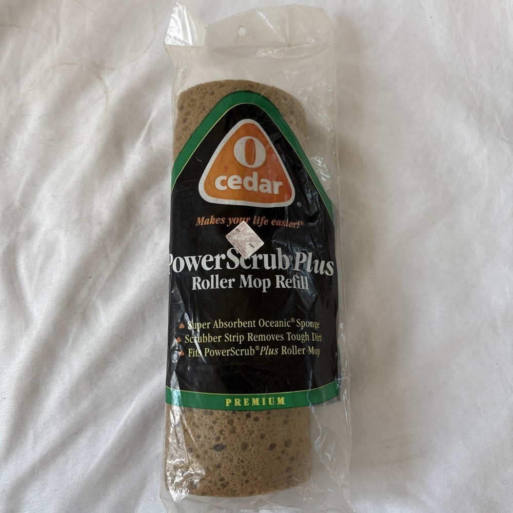 O Cedar PowerScrub Plus Roller‎ Mop Refill 1997  Item #646 New